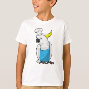 Camiseta Papagaio como chefe de Cozinhar
