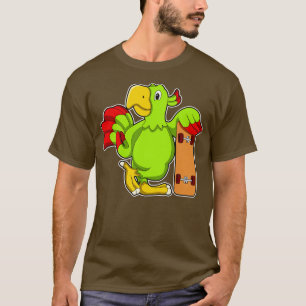 Camiseta Papagaio como skater