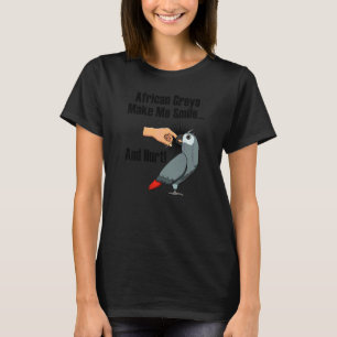 Camiseta Papagaio Corinto Irritado Cinzas Africanas Morrend