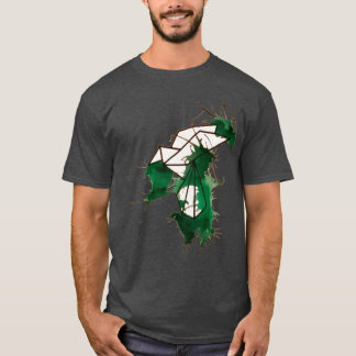 Camiseta Papagaio de aquarela