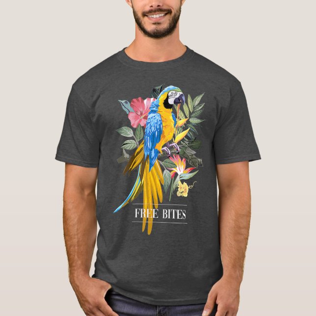 Camiseta Papagaio de Bites Livre (Frente)