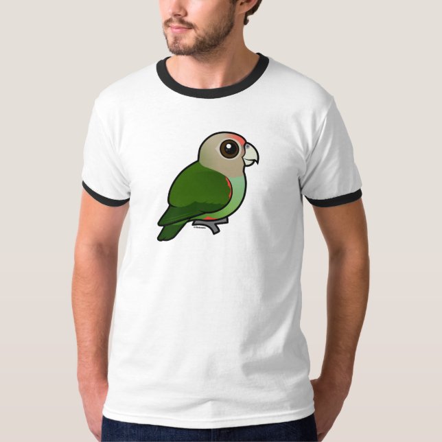 Camiseta Papagaio do cabo de Birdorable (Frente)