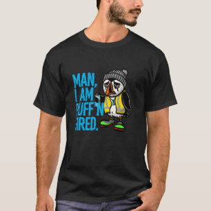 Camiseta Papagaio-do-mar Derrotado Colega de Trabalho Swaga
