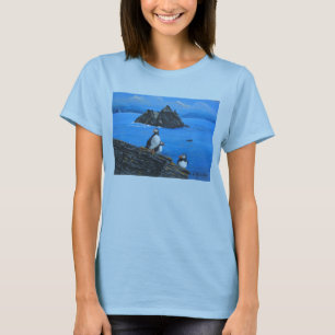 Camiseta Papagaio-do-mar em Skellig Michael Ireland