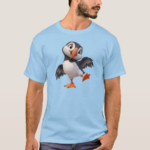 Camiseta Papagaio-do-mar Fofo – Ave Nórdica Engraçada