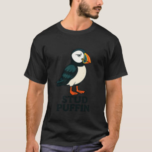Camiseta Papagaio-do-mar Macho, Islândia Engraçada