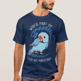 Camiseta Papagaio-do-pescoço-azul-índio Aaaa