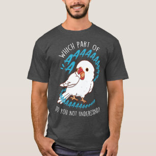 Camiseta Papagaio-do-pescoço-branco Aaaa