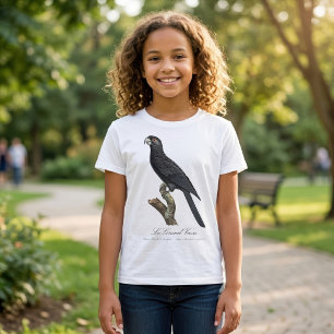 Camiseta Papagaio-do-vasa-maior, Coracopsis Vasa Ilustração