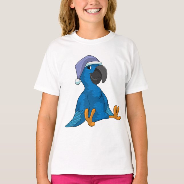 Camiseta Papagaio dormindo com Nightcap (Frente)
