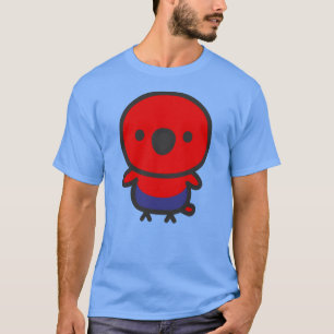 Camiseta Papagaio Eclectus / Fêmea