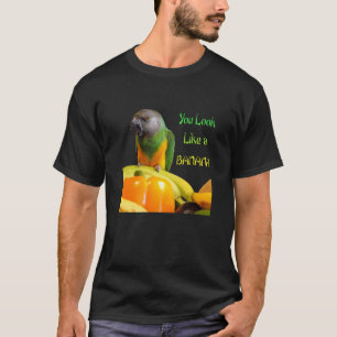 Camiseta Papagaio engraçado de Senegal