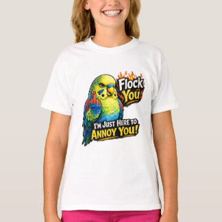 Camiseta Papagaio engraçado "Rebanho você" Design de pássar