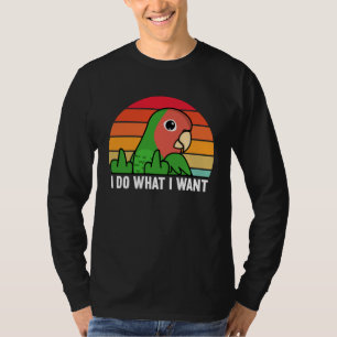 Camiseta Papagaio Eu Faço O Que Quero De Rosto Rosado Loveb