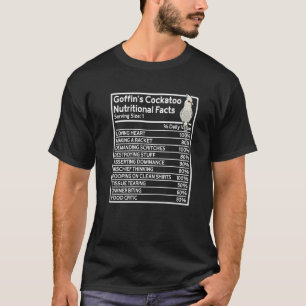 Camiseta Papagaio Fatos Nutricionais I Goffins Cockatoa