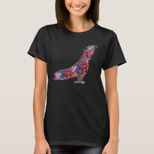 Camiseta Papagaio Flor Exótico Ara Macaw Cockatoo Zoo