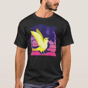 Camiseta Papagaio I Dragão Asalado I Gritando Lutino Amarel