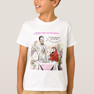 Camiseta Papagaio Jantar Refinado Engraçado