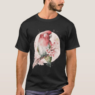 Camiseta Papagaio Japonês Cherry Blossom Parakeet Budget Sa