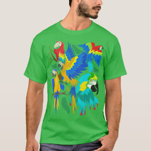 Camiseta Papagaio-Macaw Tropical Bird Watcher
