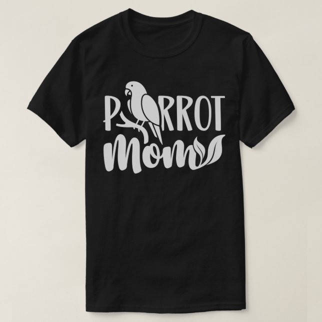 Camiseta Papagaio Mãe Animal Pet Parrots Mamães-Mãe Bonitas (Frente do Design)