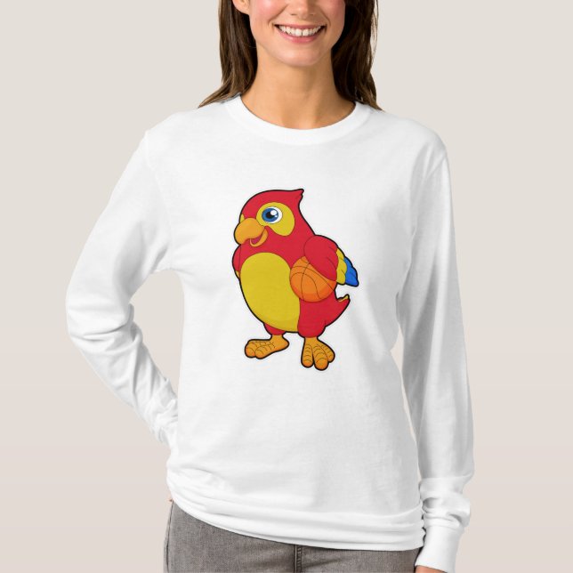 Camiseta Papagaio no basquetebol (Frente)