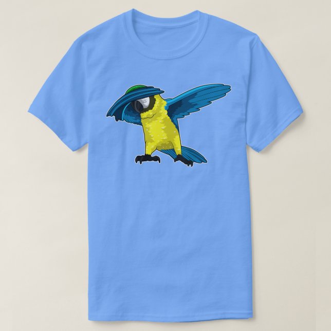 Camiseta Papagaio no Hip Hop Dance Dab (Frente do Design)