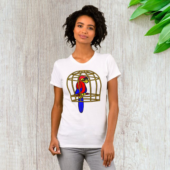 Camiseta Papagaio Numa Gaiola (Criador carregado)