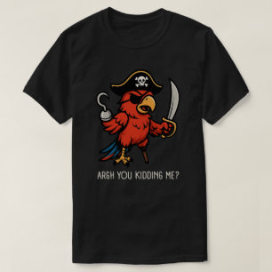 Camiseta Papagaio Pirata Engraçado