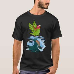 Camiseta Papagaio & Reflexo do Dragão I Conuro de Cabeça Ce