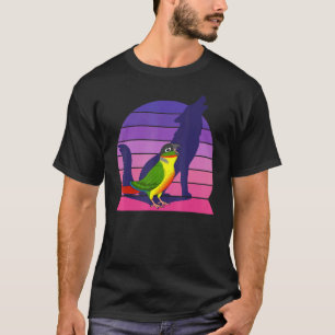 Camiseta Papagaio Retro I Lobo Uivando I Conure de Lado Ama