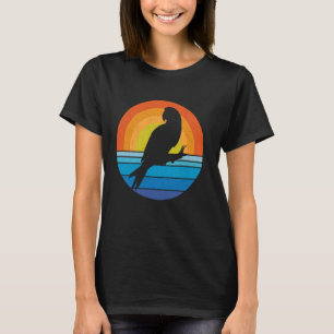 Camiseta Papagaio Retro Vintage 60s 70s Pássaros Sunset Me
