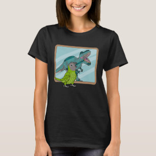 Camiseta Papagaio & Rex Reflexão I Conure de Cabeça Escura