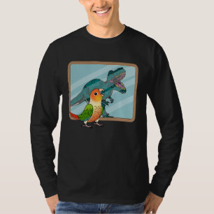 Camiseta Papagaio & Rex Reflexo I Bochecha Verde Abacaxi Co