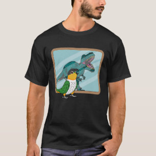 Camiseta Papagaio & Rex Reflexo I Caique-de-cabeça-preta