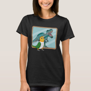 Camiseta Papagaio & Rex Reflexo I Caique-de-ventre-branco