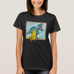 Camiseta Papagaio & Rex Reflexo I Periquito Lutino Amarelo