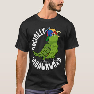Camiseta Papagaio Salgado Socialmente I Vermelho Mexicano I