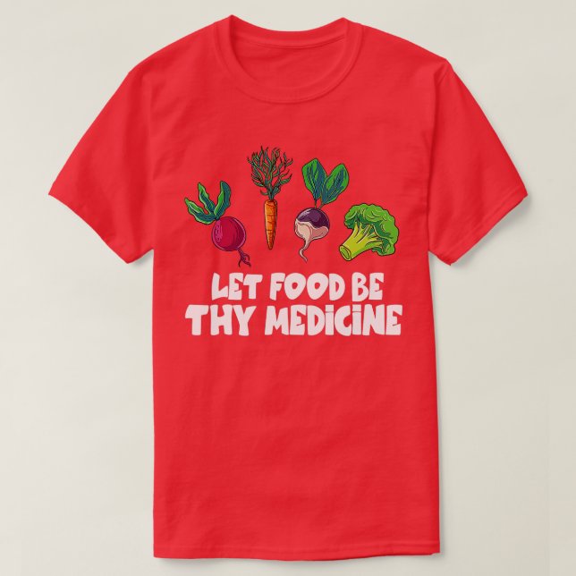 Camiseta Papagaio Saudável Que A Comida Seja O Seu Medicame (Frente do Design)