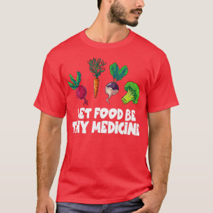 Camiseta Papagaio Saudável Que A Comida Seja O Seu Medicame