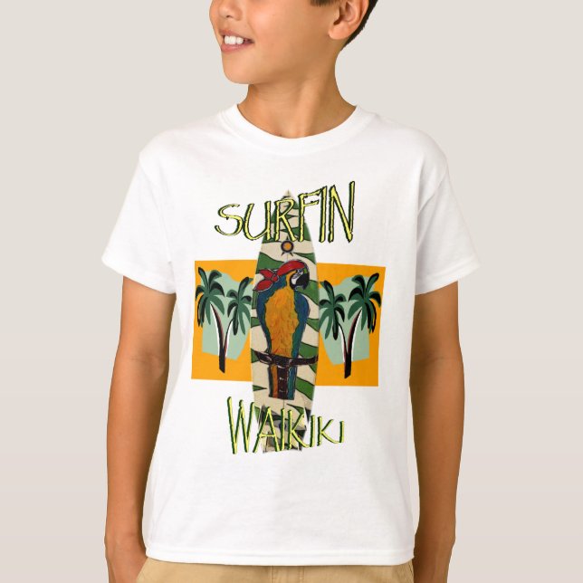 Camiseta Papagaio Surfista (Frente)