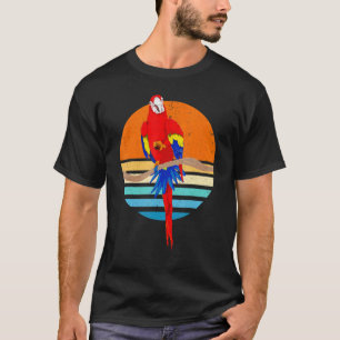 Camiseta Papagaio Tropical de Aves da Selva
