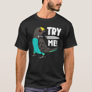 Camiseta Papagaio Try Me Com Faca I Papagaio Meyers