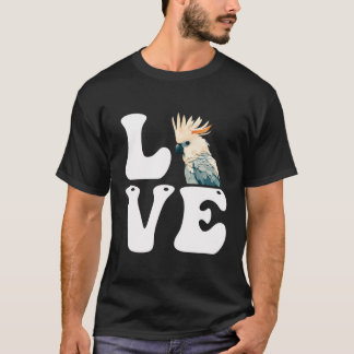 Camiseta Papagaios Adorados Papagaios Pássaros Pássaros Pás