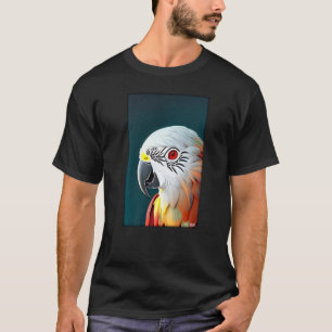 Camiseta Papagaios Aves-Cássaros Macaw Animais Selvagens