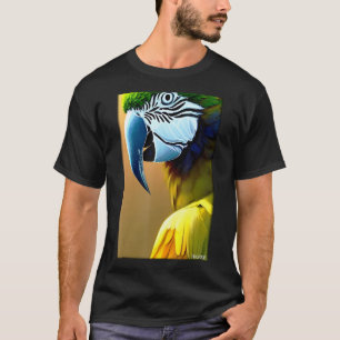 Camiseta Papagaios Aves-Cássaros Macaw Animais Selvagens