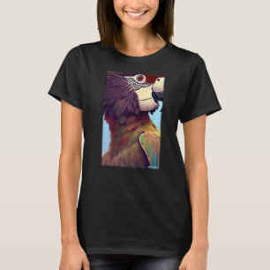 Camiseta Papagaios Aves-Cássaros Macaw Animais Selvagens