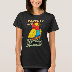 Camiseta Papagaios Estão A Falar Pássaros Incríveis