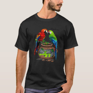Camiseta Papagaios maias de Copán em Honduras