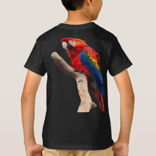 Camiseta papagaios na árvore